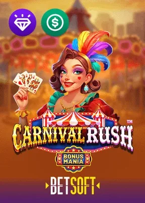 Carnival Rush pokie by Betsoft at Lucky Tiger